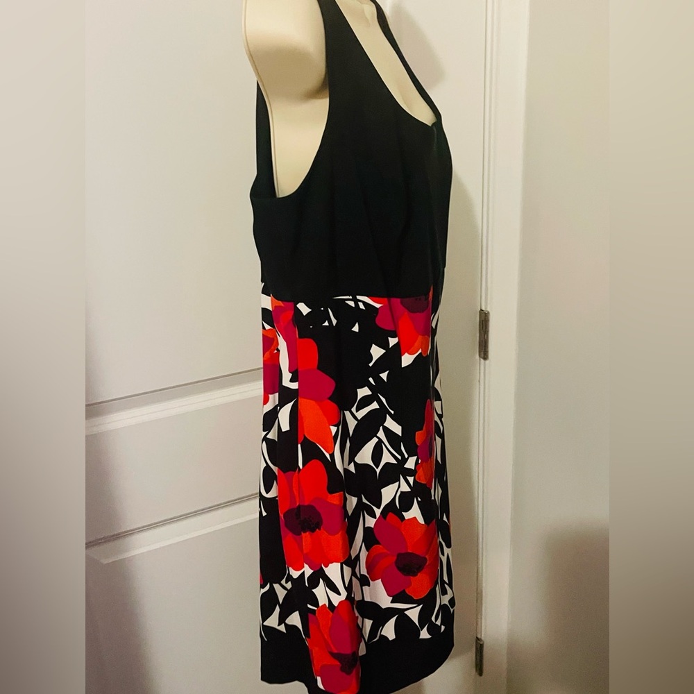 AGB women Shift Dress Floral sheath Sleeveless Stretch Women's 14